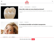Tablet Screenshot of centroodontologicosantabarbara.com